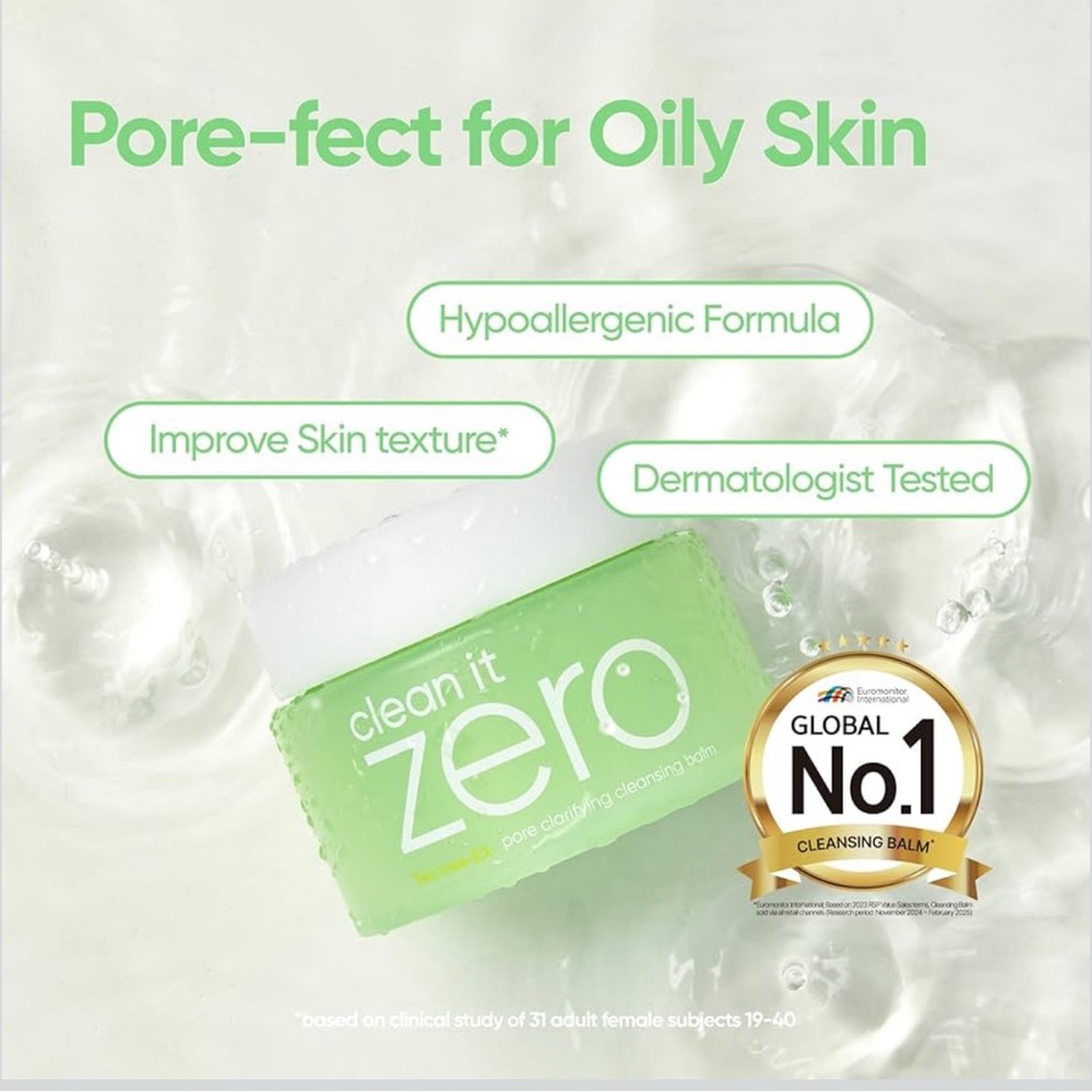 Korean Face Wash ~ Clean It Zero ~Tea Tree-EX Pore Clarifying - 2 Containers - Picture 7 of 11